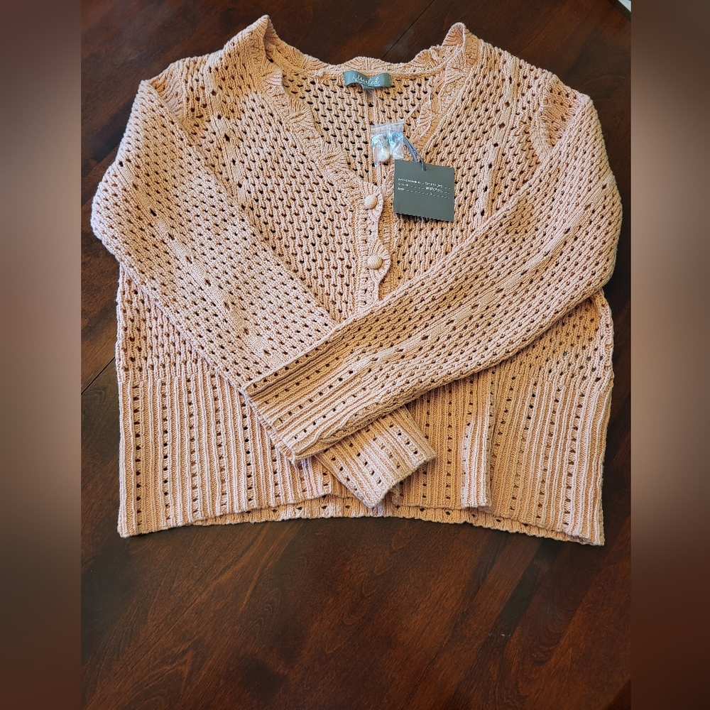 Marbled United Clothing Dusty Pink NWT sweater in Large